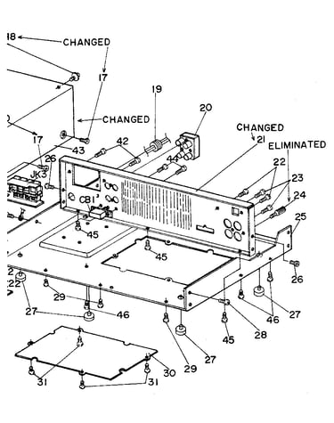 Rear chassis assembly