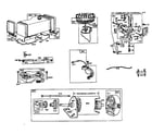 Briggs & Stratton 253400 TO 253499 (0178-01 - 0178-01 carburetor, motor, and drive assembly diagram