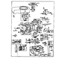 Briggs & Stratton 253400 TO 253499 (0181-01 - 0181-01 cylinder assembly diagram