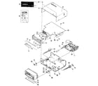 LXI 260500360 cabinet & chassis diagram