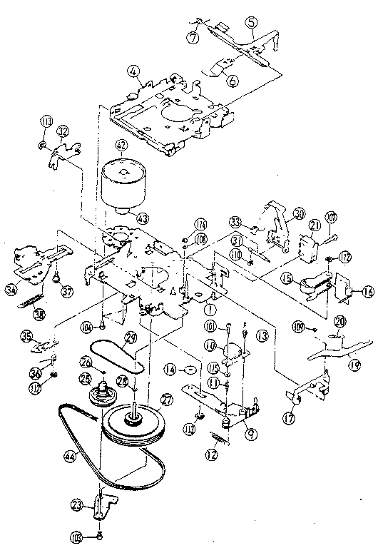 Cassette deck mechanism 51218h