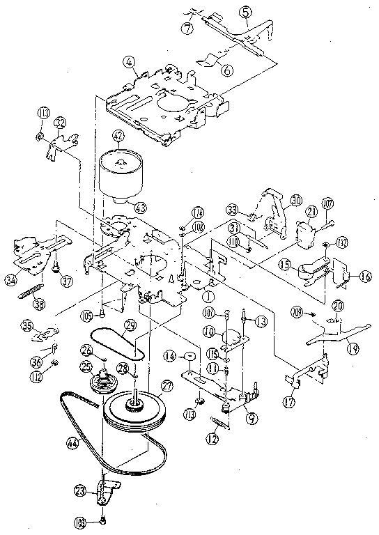 Cassette deck mechanism 51214