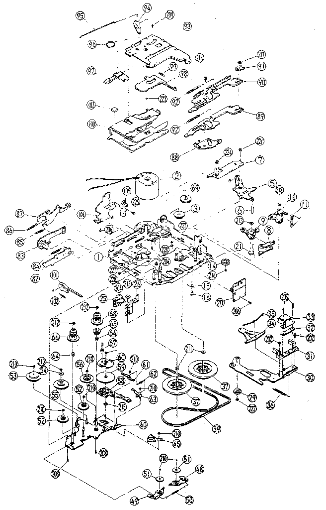 CASSETTE DECK MECHANISM 53214