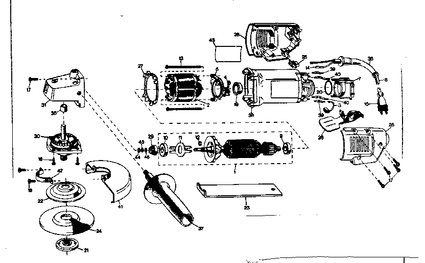 Sears angle grinder