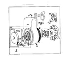 Briggs & Stratton 190400 TO 190499 (2925 - 2925) flywheel assembly diagram