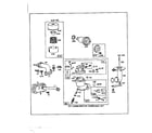 Briggs & Stratton 190400 TO 190499 (2925 - 2925) carburetor overhaul kit diagram