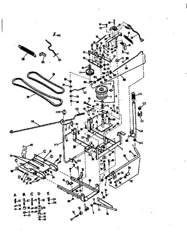 Pulley / lift bar assembly