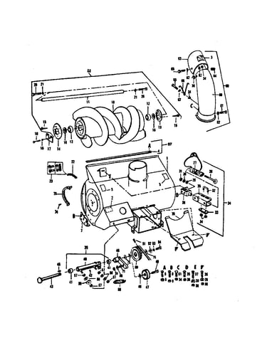 Auger housing assembly
