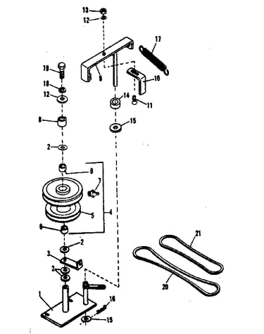 Pulley housing assembly