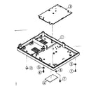 Sears 27258120 bottom case assembly diagram