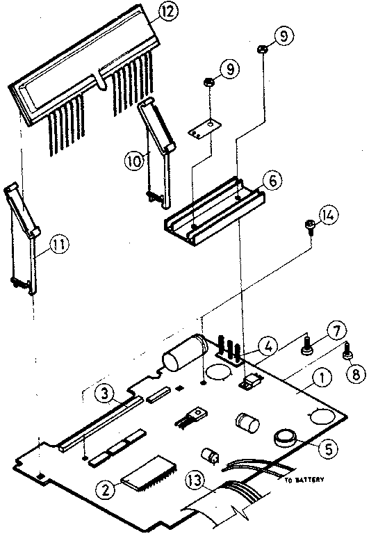 MAIN P.C. BOARD ASSEMBLY