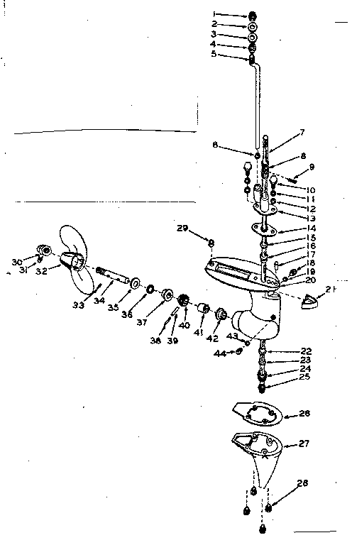 Gear box assembly