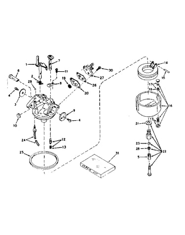 Carburetor no. 631601