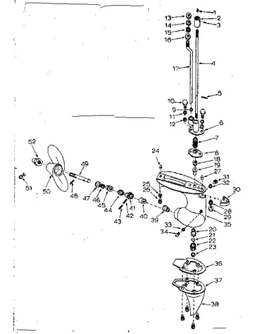 Gear housing assembly
