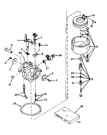 Carburetor no. 631477