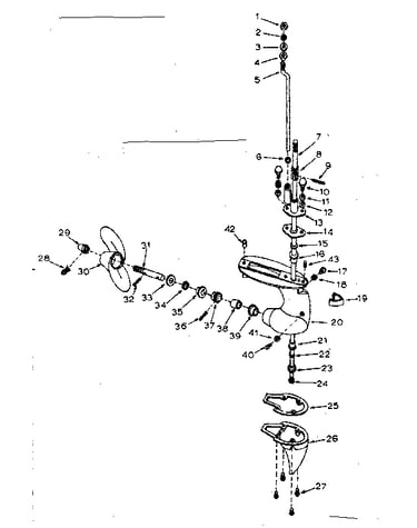 Lower unit assembly
