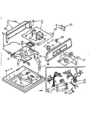 Top and console assembly