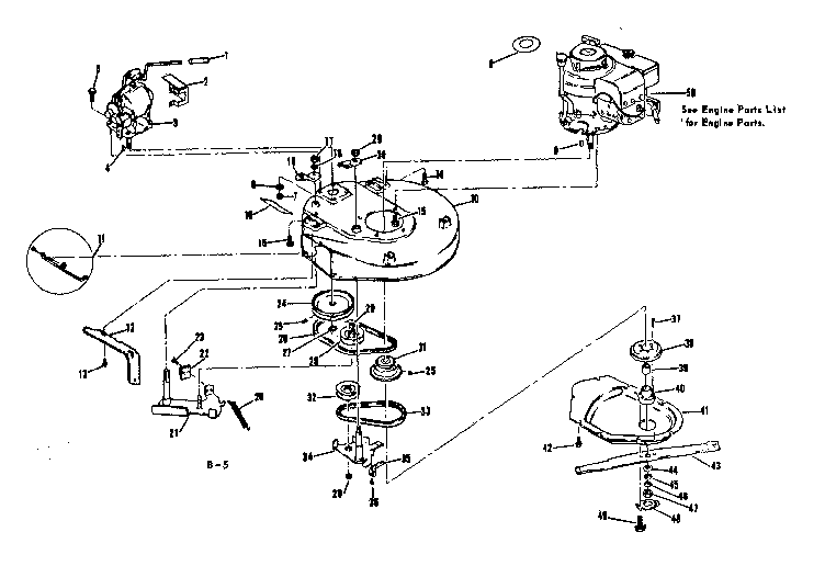 MOWER HOUSING