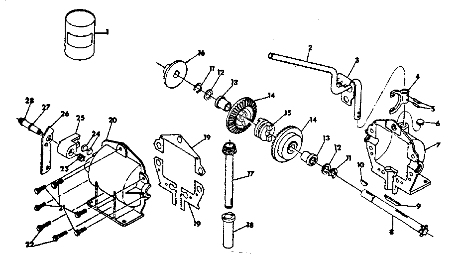 GEAR CASE ASSEMBLY PART NUMBER 64247