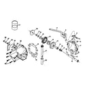 Craftsman 13196235 gear case assembly part number 64247 diagram