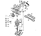 Craftsman 84224068 pulley assembly diagram