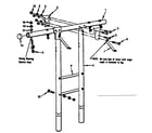 Sears 70172827-84 t.frame assembly no. 102 diagram
