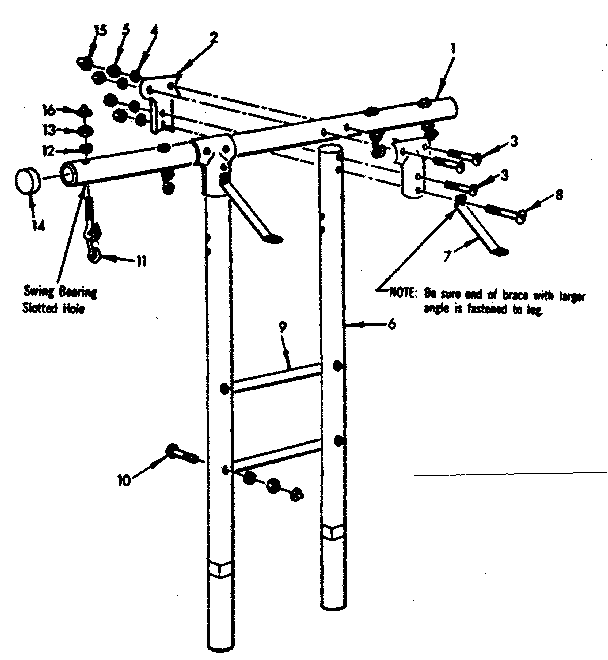 T.frame assembly no. 102