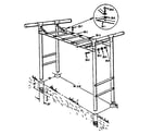 Sears 70172827-84 t frame assembly no. 302 diagram