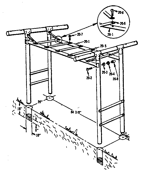 T frame assembly no. 302