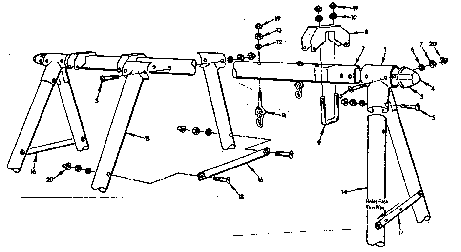 Frame assembly no. 24a