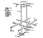 Sears 70172013-80 glide ride assembly no. 10b diagram