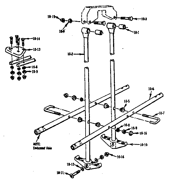 Glide ride assembly no. 10b