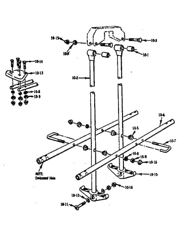 Glide ride assembly no. 10b