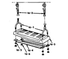 Sears 70172013-80 swing assembly no. 15 diagram