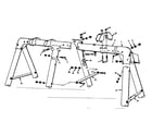 Sears 70172015-80 frame assembly no. 71a diagram