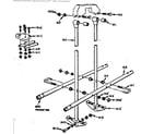 Sears 70172015-80 glide ride assembly no. 10b diagram