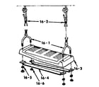 Sears 70172015-80 swing assembly no. 15 diagram