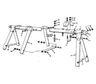 Sears 70172107-81 frame assembly diagram