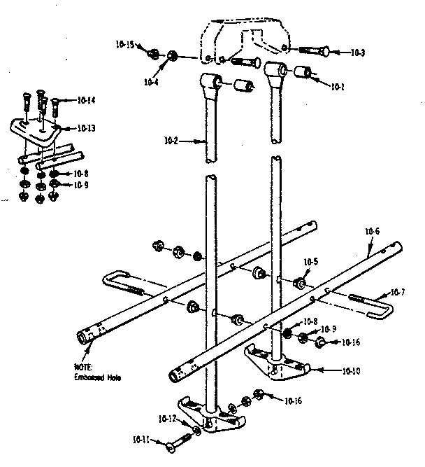 GLIDE RIDE ASSEMBLY NO. 10 C