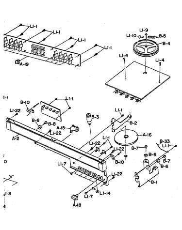 Back screen assembly
