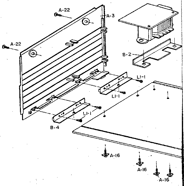 Left side plate assembly