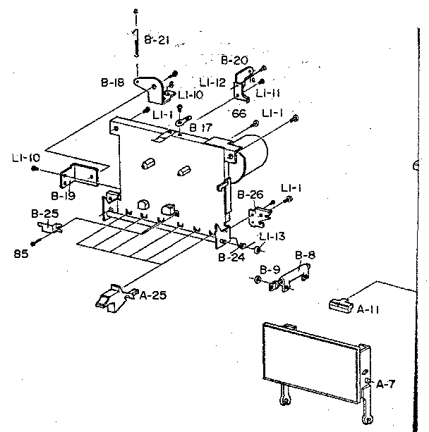 Cassette deck assembly