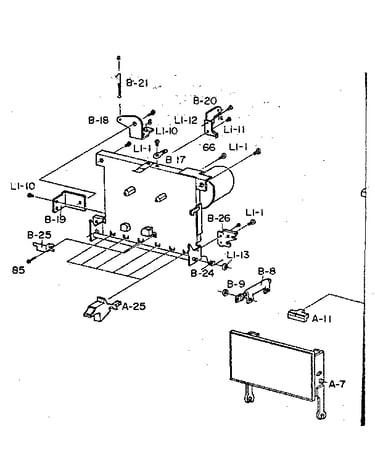 Cassette deck assembly