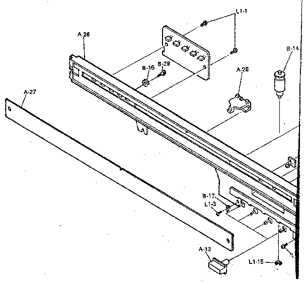 Back screen assembly