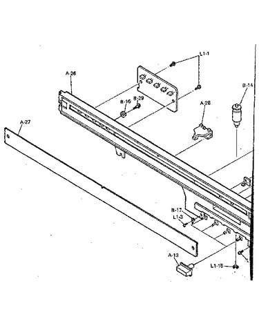 Back screen assembly