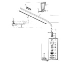 Craftsman 23479580 drive shaft assembly-lower bearings-cutting head diagram