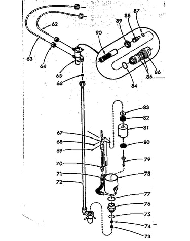 Brine metering (salt cover valve and nozzle assembly