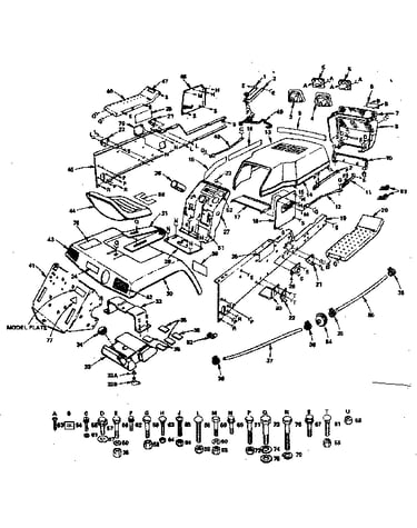 Chassis, fender and dashboard