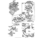 Briggs & Stratton 422707 (0133-01 - 0133-01) manifold and carburetor assembly diagram