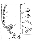 Hose and attachment parts